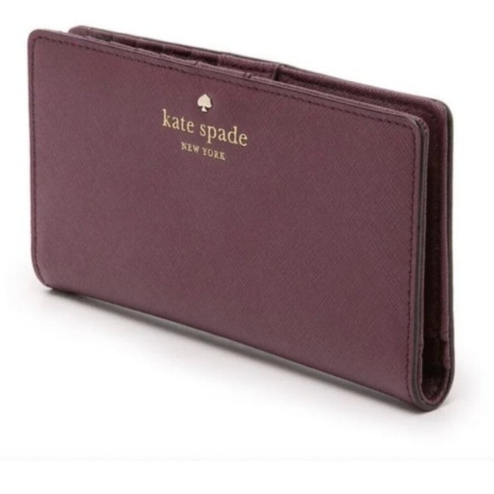 Kate Spade Mulled Wine Stacy Wallet